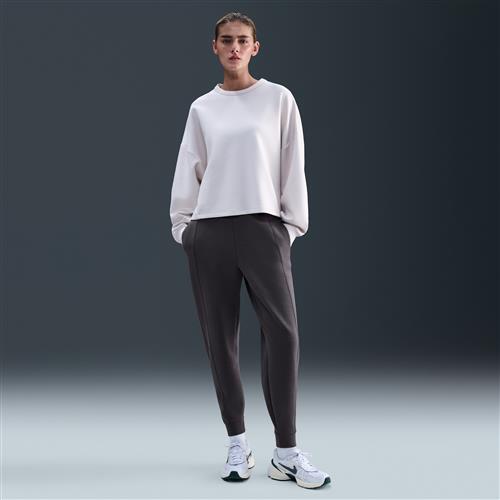 Nike 24.7 ImpossiblySoft Dri-FIT-joggers med mellemhøj talje til kvinder - grå