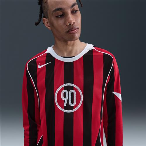 Langærmet Nike Total 90 Dri-FIT-fodboldtrøje til mænd - rød