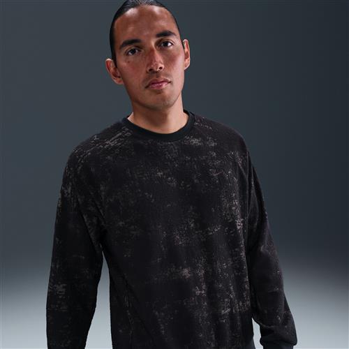 Alsidig Nike Primary Therma-FIT-crewtrøje til mænd - sort