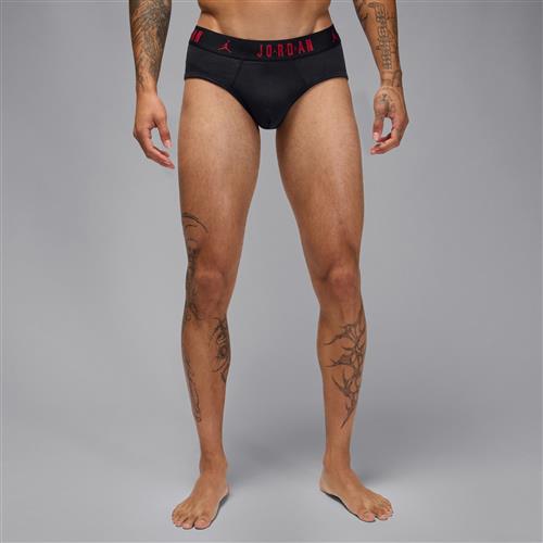 Jordan Flight-underbukser i bomuld til mænd (pakke med 3 stk.) - sort