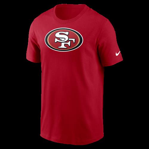 San Francisco 49ers Primary Logo Nike NFL-T-shirt til mænd - rød