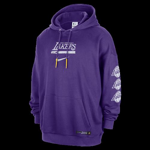 Los Angeles Lakers Courtside Jordan NBA Club Premium-hættetrøje til mænd - lilla