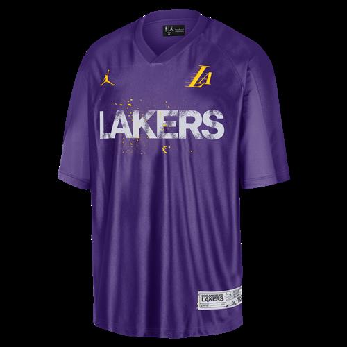Los Angeles Lakers Jordan Dri-FIT MVP-T-shirt til mænd - lilla