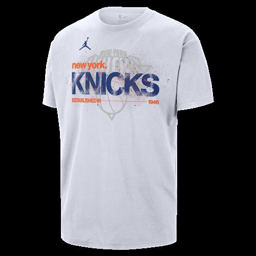 New York Knicks Courtside Jordan '85 NBA Statement-T-shirt til mænd - hvid