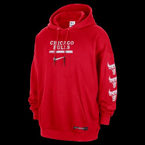 Chicago Bulls Courtside Jordan NBA Club Premium-hættetrøje til mænd - rød