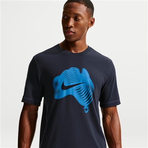 NikeCourt Dri-FIT tennis-T-shirt til mænd - blå