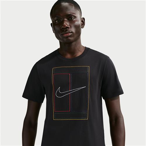 NikeCourt Heritage - T-shirt til mænd - sort