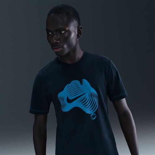 NikeCourt Dri-FIT tennis-T-shirt til mænd - blå