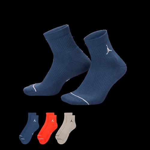 Jordan-hverdagsankelstrømper (3 par) - multifarvet