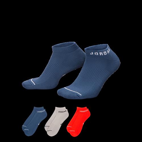 Jordan Everyday No-Show-strømper (3 par) - multifarvet