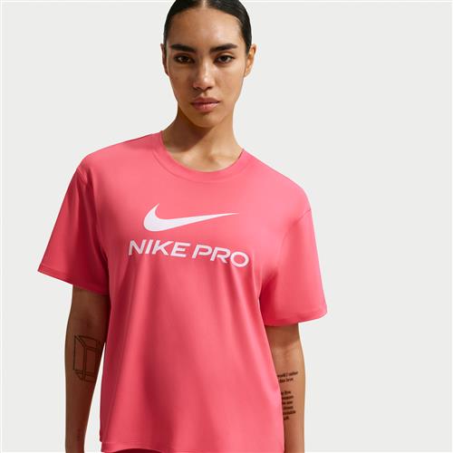 Løs Nike Pro-T-shirt til kvinder - Pink