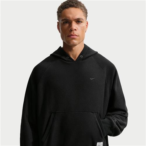 Nike N.A.C. Dri-FIT-træningshættetrøje i fleece til mænd - sort