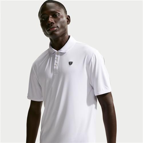 Nike Par Dri-FIT-golfpolo til mænd - hvid
