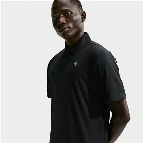 Nike Par Dri-FIT-golfpolo til mænd - sort
