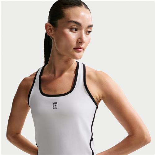 Nike Advantage-Dri-FIT-tennistanktop til kvinder - hvid