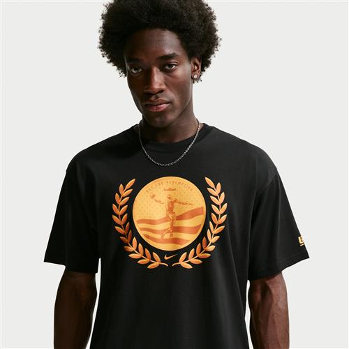 LeBron "Out For Redemption" Nike-basketball-T-shirt til mænd - sort