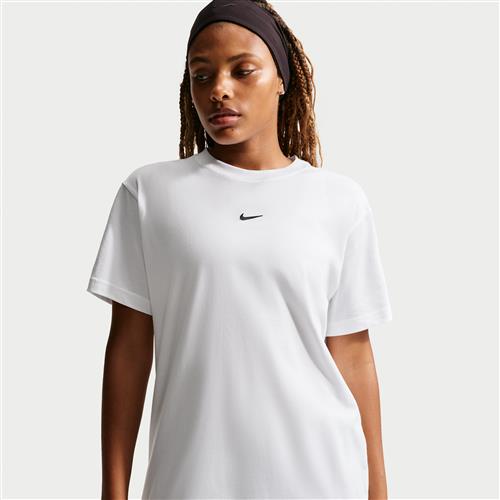 Oversized, kortærmet Nike -T-shirt til kvinder - hvid