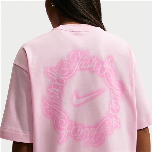 Oversized Nike -T-shirt til kvinder - Pink