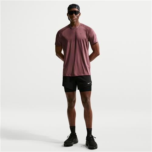Nike Stride Dri-Fit-hybridløbeshorts til mænd (13 cm) - sort