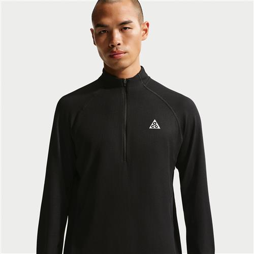 Nike ACG Dri-FIT-trailløbetop med 1/4-lynlås til mænd - sort