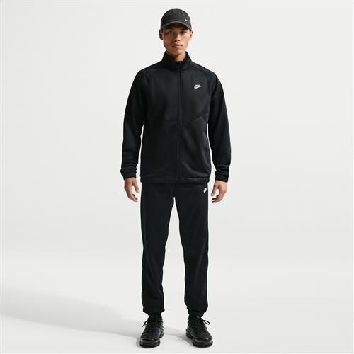 Nike Windrunner-tracksuit af maskinstrikket polyester til mænd - sort