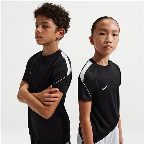 Kortærmet Nike Strike Dri-FIT-fodboldtrøje til større børn - sort