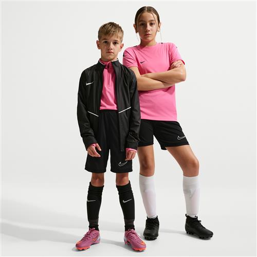 Maskinstrikkede Nike Academy Dri-FIT-fodboldshorts til større børn - sort