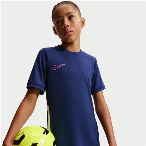 Nike Academy Dri-FIT-fodboldtrøje til større børn - blå