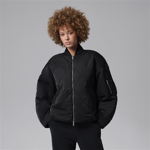 Quiltet Jordan Flight Renegade-jakke til kvinder - sort