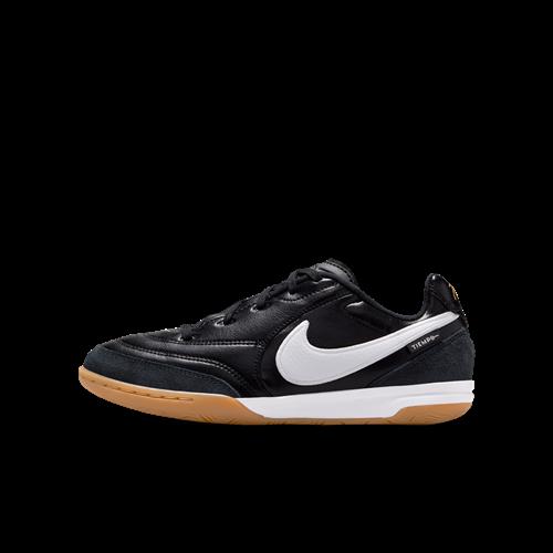 Nike Jr. Tiempo Streetgato-fodboldsko (low-top) til større børn (indendørs) - sort