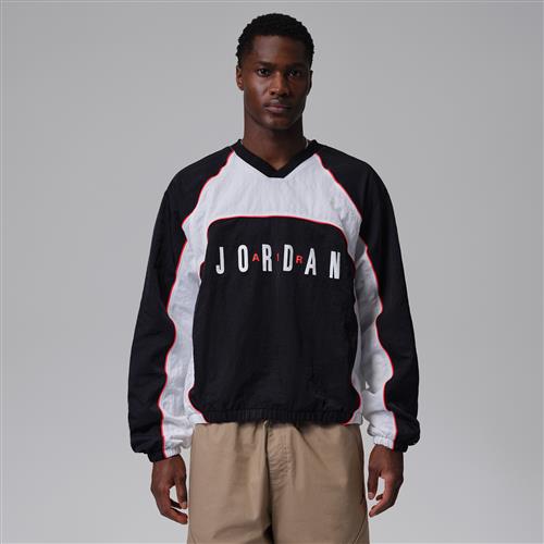 Langærmet Jordan Flight-opvarmningstrøje til mænd - sort