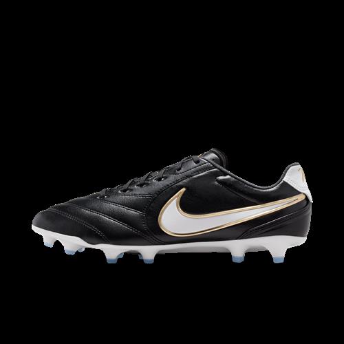 Nike Tiempo Ligera Pro Low Top-fodboldstøvler til græs - sort