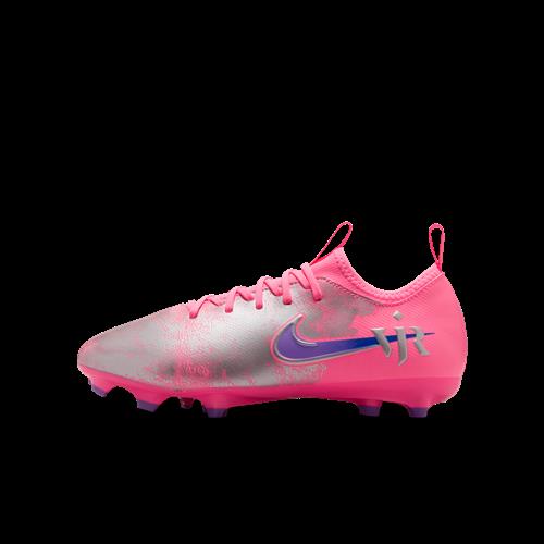 Nike Jr. Mercurial Vapor 16 Academy "Vini Jr." Low top-fodboldstøvler til flere typer underlag til større børn - Pink