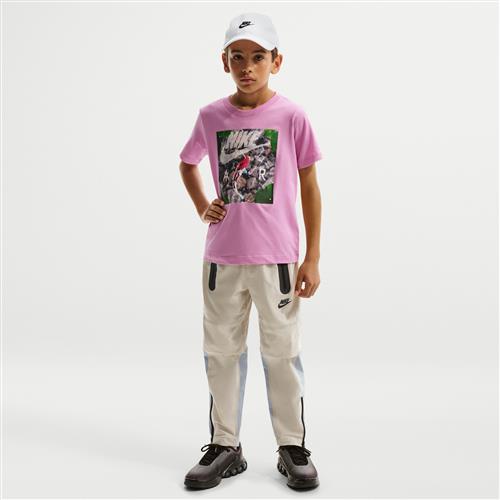 Vævede Nike Tech-bukser til større børn (drenge) - brun