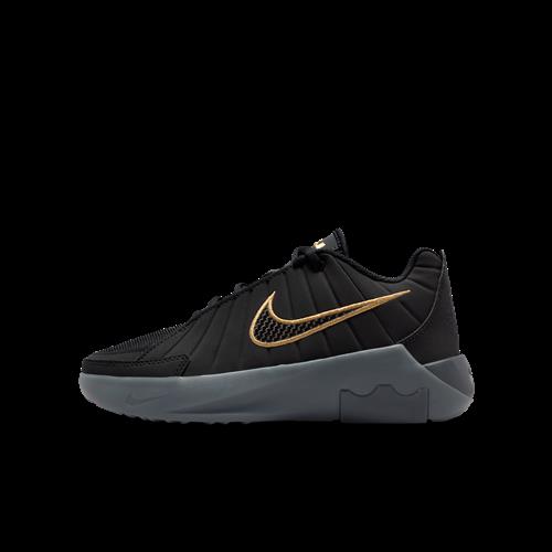 LeBron Witness 9-basketballsko til store børn - sort