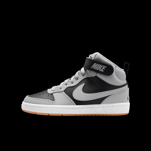 Nike Court Borough Mid 2-sko til større børn - sort