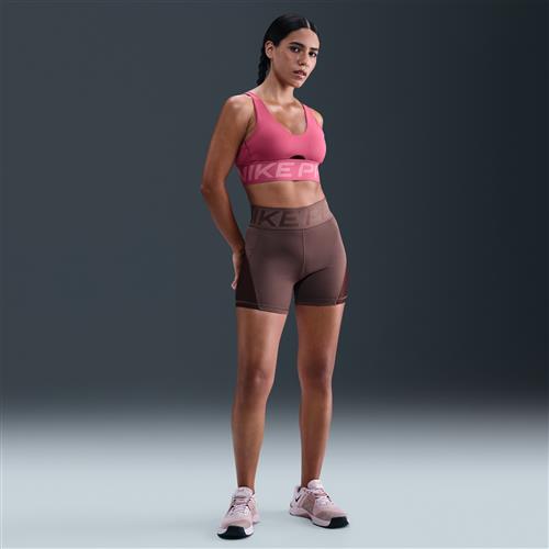 Nike Pro Sculpt Dri-FIT-cykelshorts med høj talje til kvinder (13 cm) - lilla