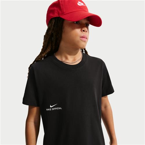 Nike -T-shirt til større børn - sort