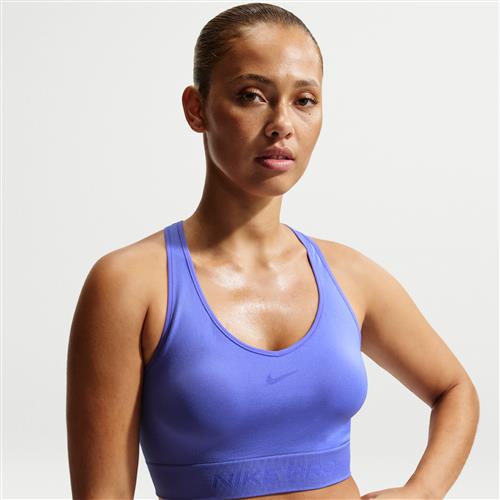 Kort Nike Pro Seamless Dri-FIT-tanktop til kvinder - blå