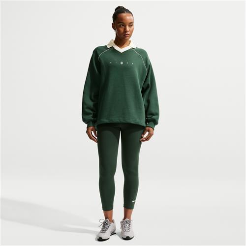 Højtaljede 7/8-Nike Classic-leggings til kvinder - grøn