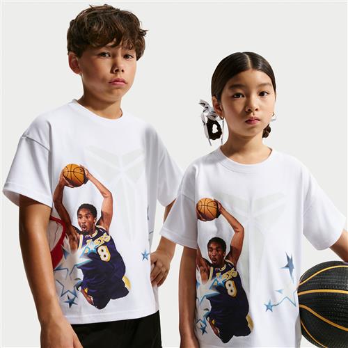Kobe Dri-FIT Max90-T-shirt til børn - hvid