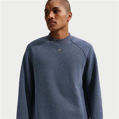 Nike Par Therma-FIT-golftrøje med rund hals til mænd - blå