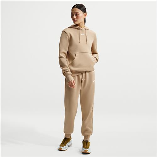 Nike Phoenix Fleece-sweatpants med mellemhøj talje til kvinder - brun