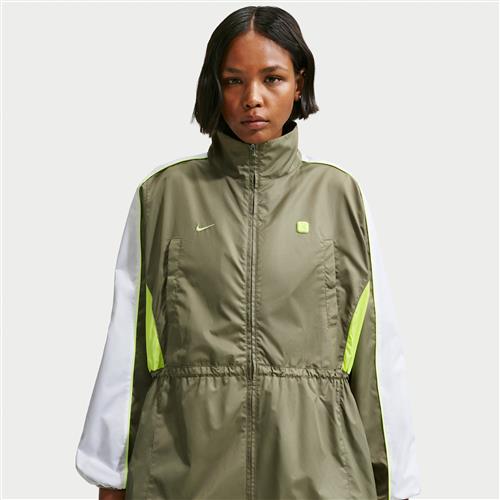 Vævet Nike Shox-jakke til kvinder - grå