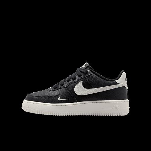 Nike Air Force 1-sko til større børn - sort