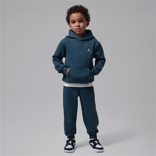 Jordan Brooklyn Fleece-hættetrøjesæt i to dele til mindre børn - blå