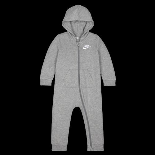 Nike Futura-heldragt med hætte til babyer (12-24 mdr.) - grå