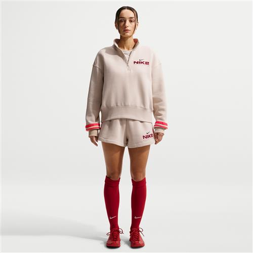 Nike -fleeceshorts til kvinder - brun