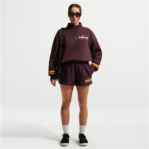 Nike -fleeceshorts til kvinder - rød