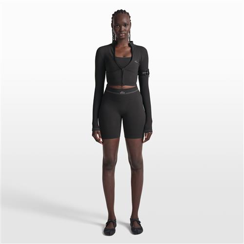 NikeSKIMS Ribbed Seamless-shorts (13 cm) til kvinder - sort